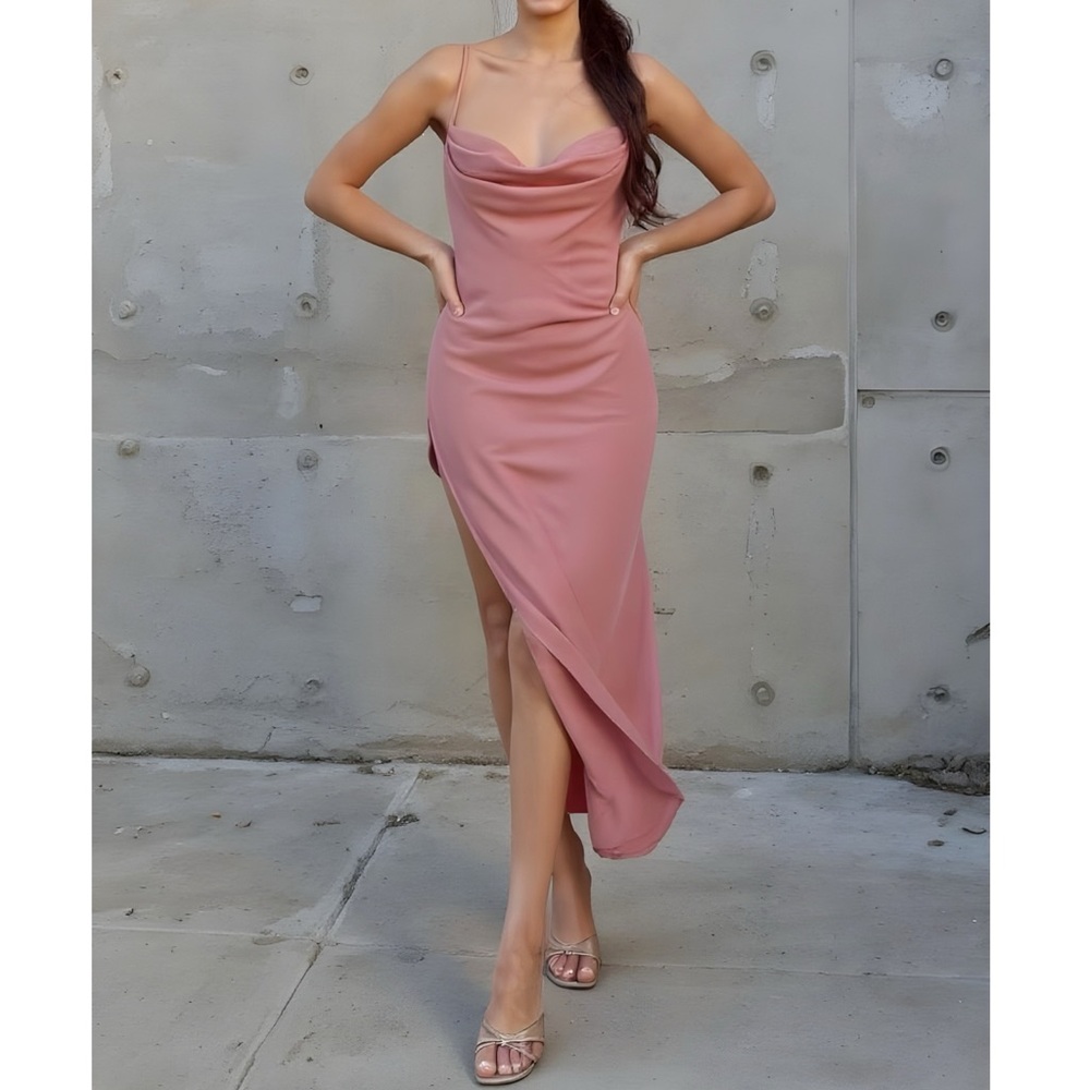 MICHAEL COSTELLO x REVOLVE Braxton Dress, XS, Rose